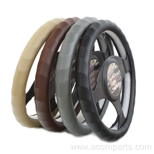 Non-slip and breathable car steering wheel cover